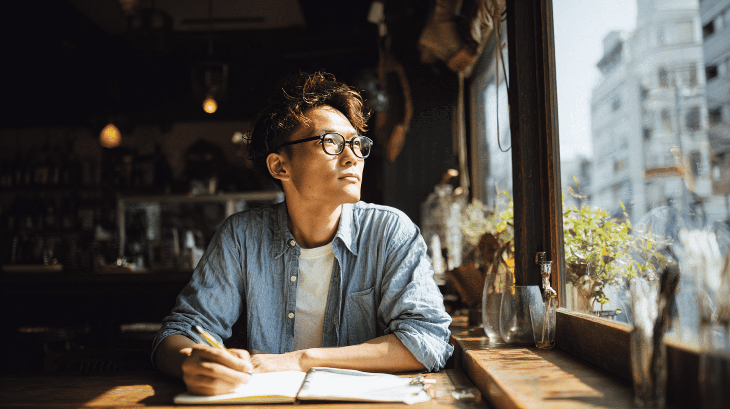 カフェでキャリアについて考える柔道整復師